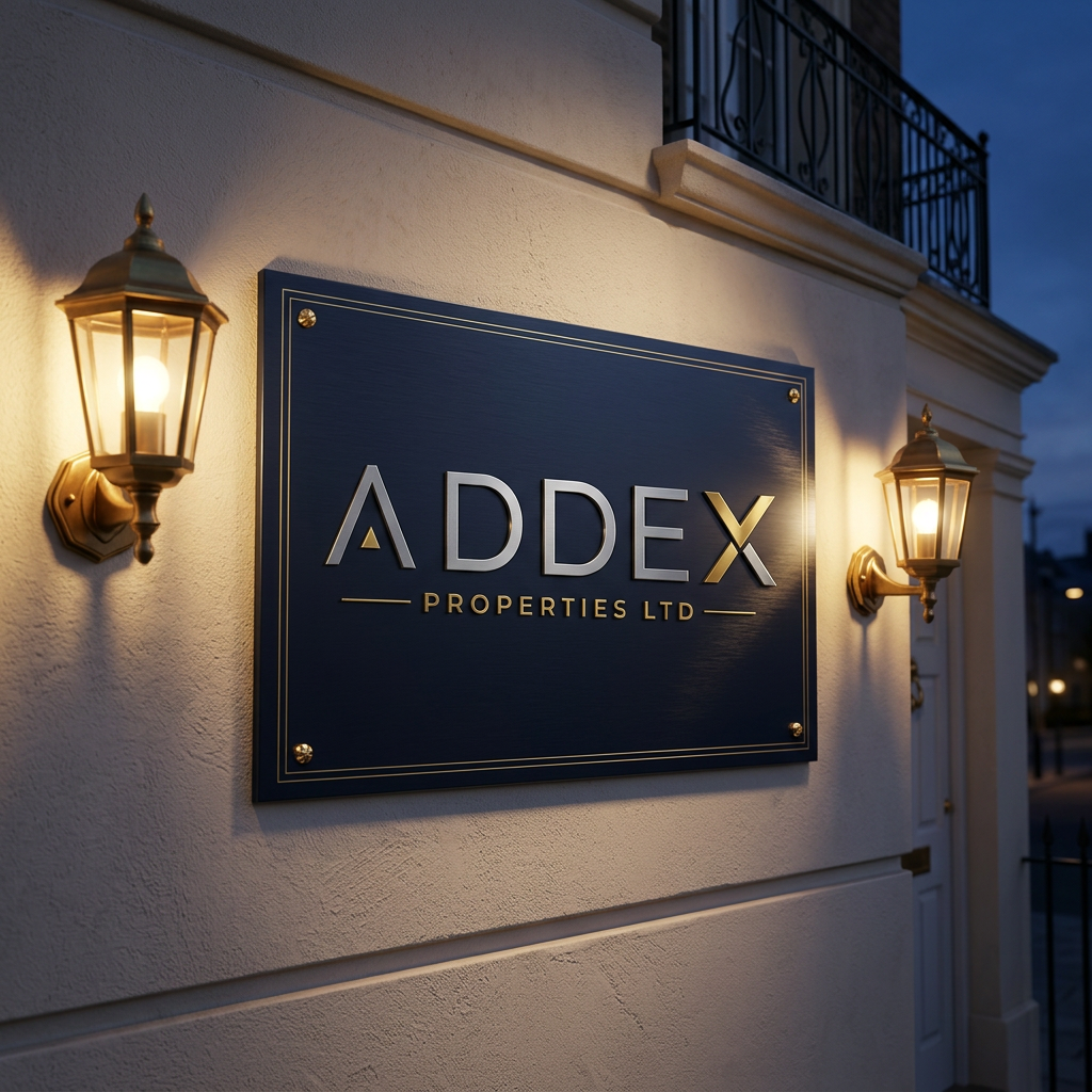 Addex Properties Ltd mounted signage